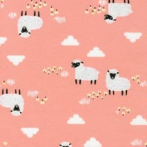 Hello Sleepy Cotton Flannel – BUBBLEGUM