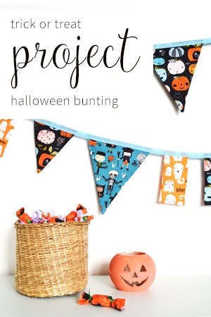 halloween bunting sewing guide