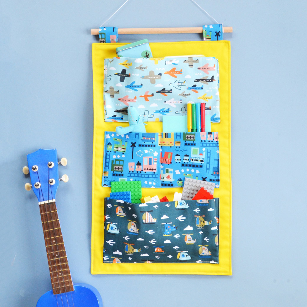 DIY Hanging Toy Storage Sewing Project