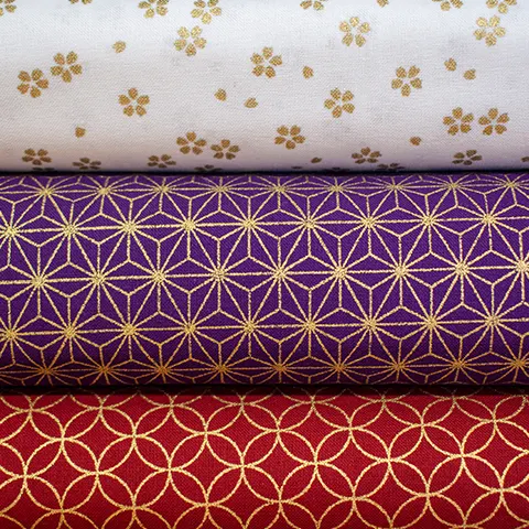 sevenberry metallic fabric