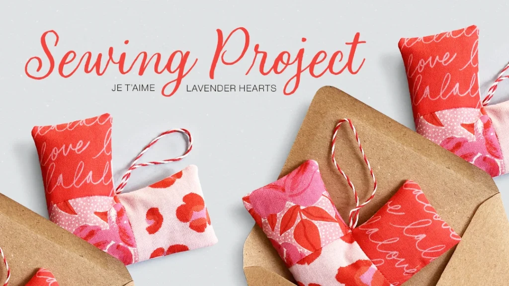 Dashwood Studio Jetaime Sewing Project Lavender Hearts