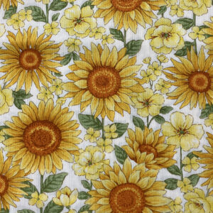 Wonderful Sunflowers – White x Yellow