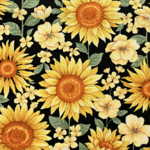Wonderful Sunflowers – Black
