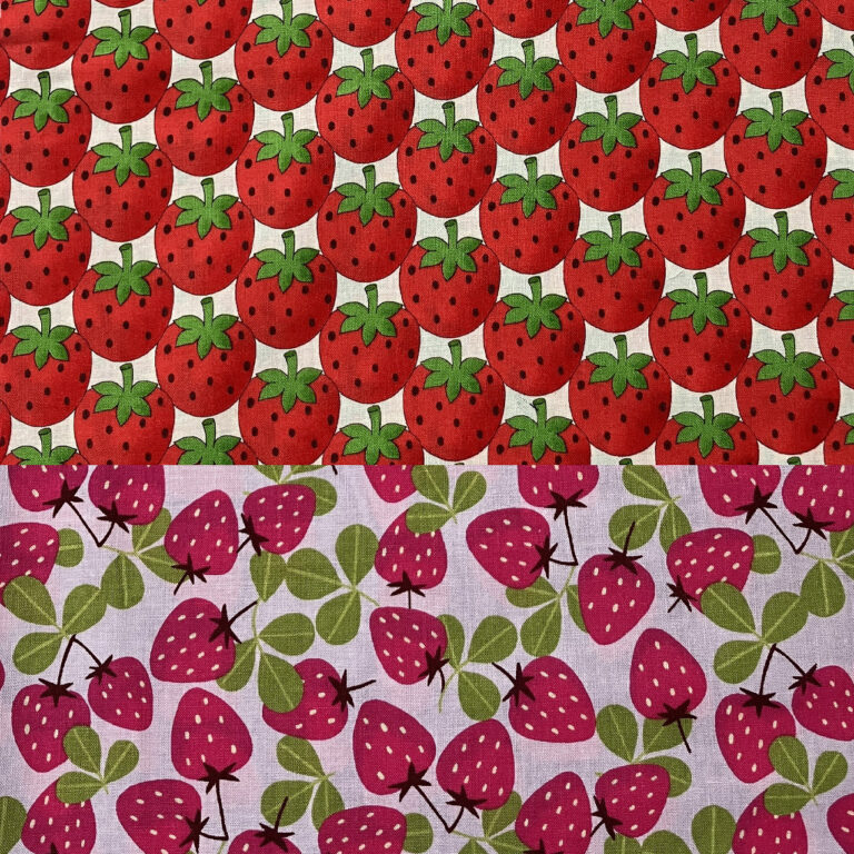 sevenberry strawberry fabric thumb