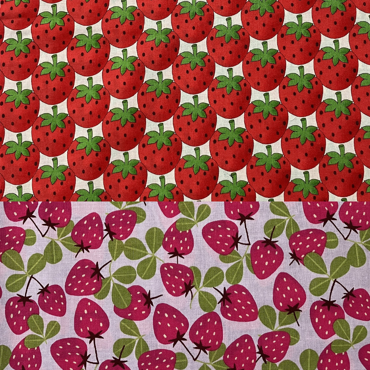 sevenberry strawberry fabric thumb