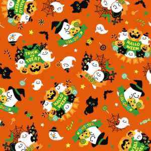 Ghostly Halloween – AP45101-1A – Orange