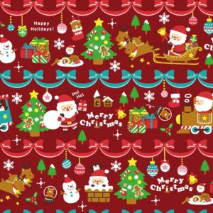 Festive Christmas – AP45102-2B – Red