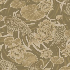 Lotus Gardens – HR3490-11A – Olive