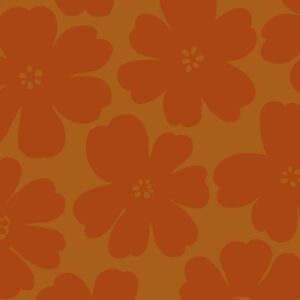 Muted Florals – NN2306-B – Orange