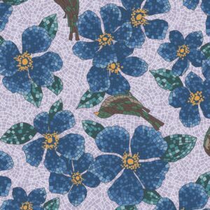 Mosaic Garden – NN2311-11D – Blue