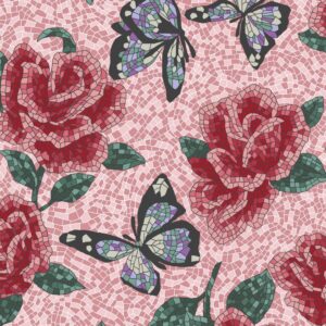 Mosaic Garden – NN2311-12B – Pink