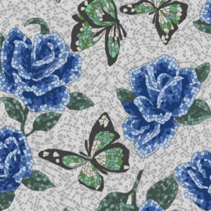 Mosaic Garden – NN2311-12E – Grey