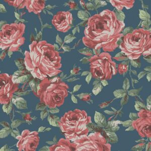 Vintage Rose – AP51902-1F – Blue