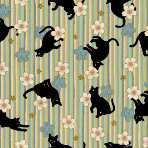 Blossom Kittens – HR3520-12B – Green